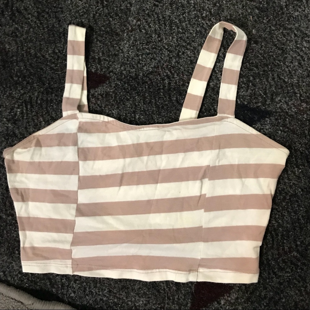 Stripped Crop Top